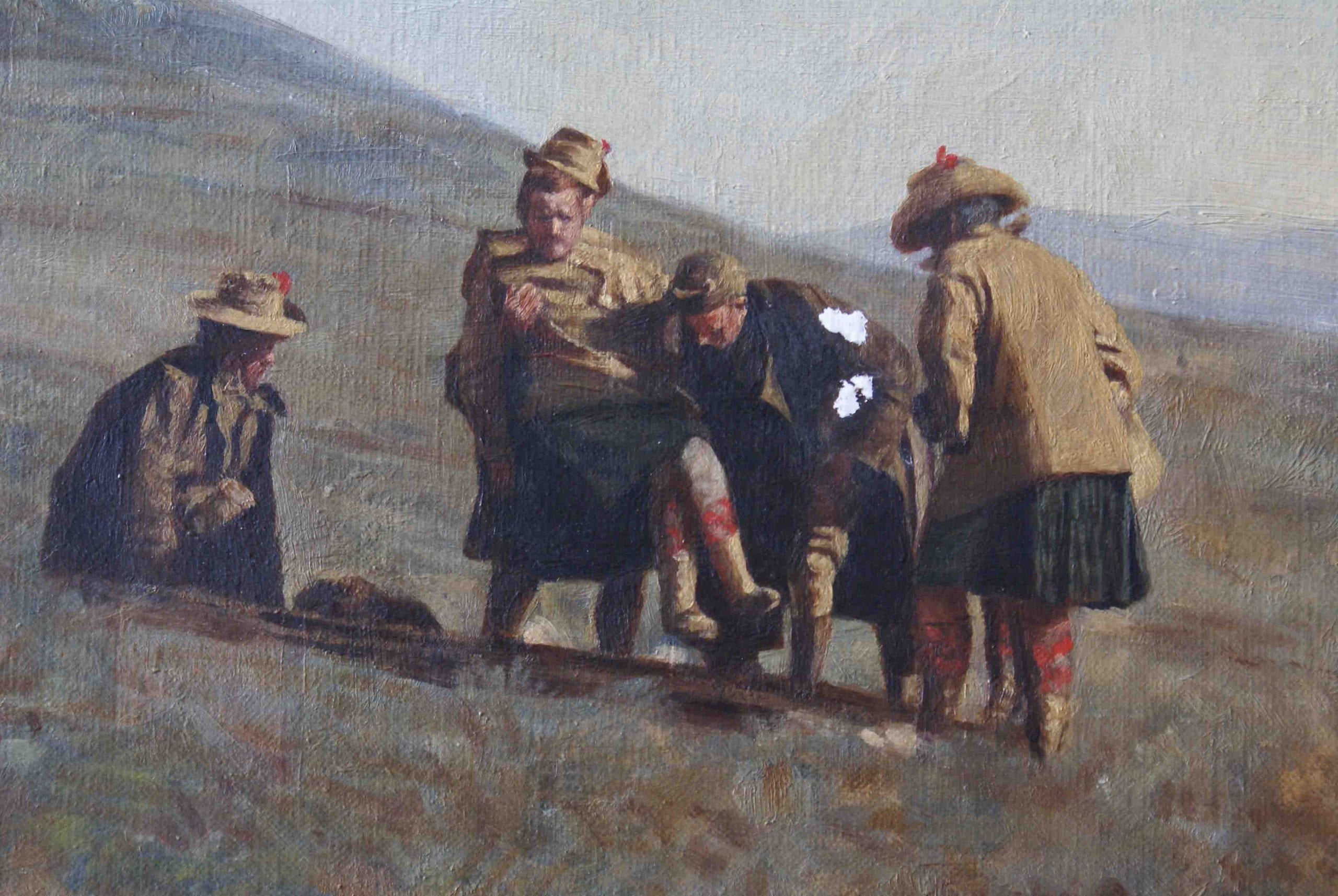 Conservation/restoration of the oil painting ‘Harry Kebel Smith in Boer War’ by Jennett Collins