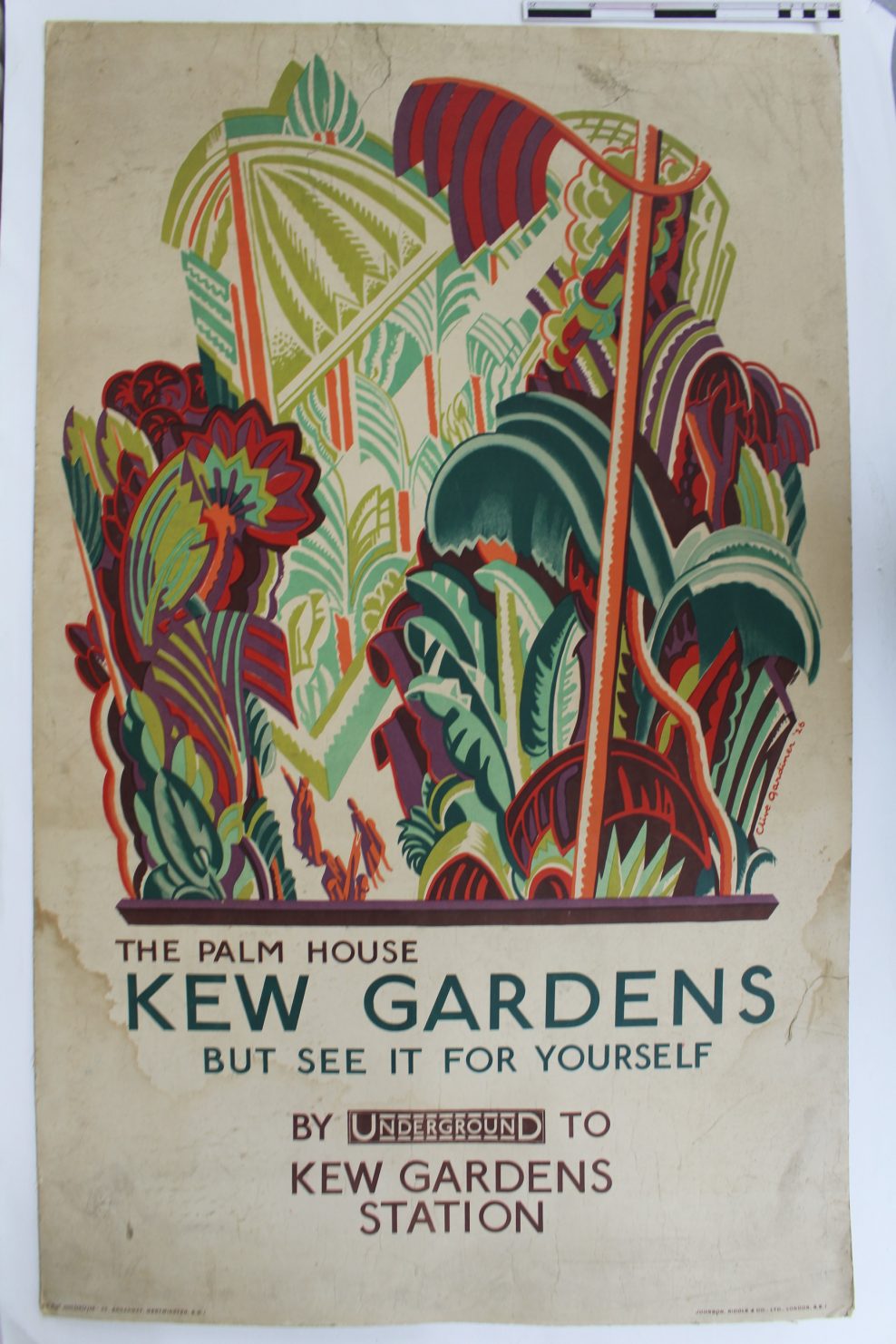 Gardiner Poster - Kew Gards Before Treatment