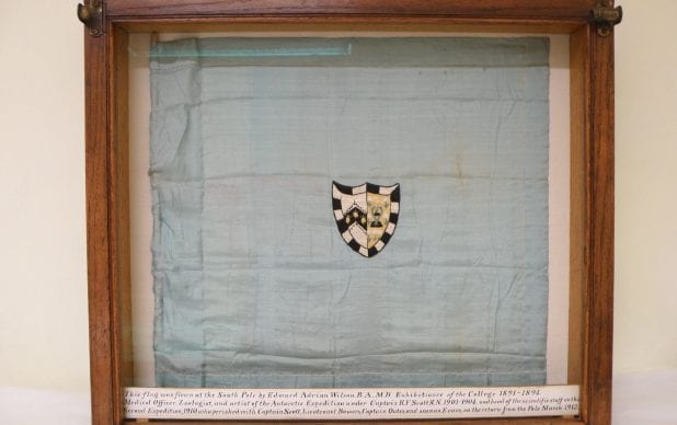 Scott Expedition Wilson Flag, Gonville and Caius College, Cambridge