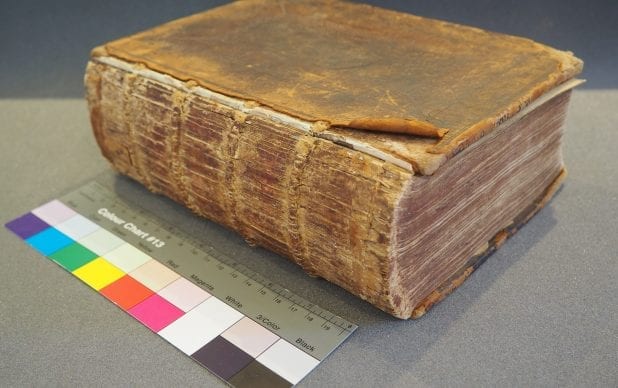 Pickering Donation Book, Trigge Library, the Church of St Wulfram, Grantham