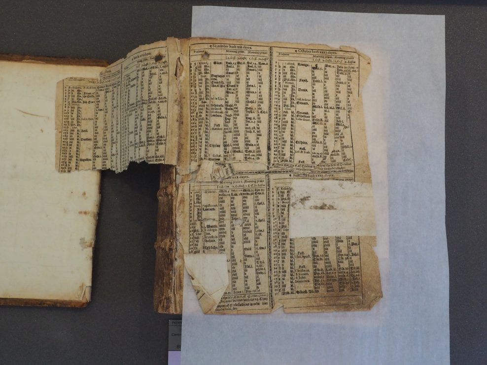 Pickering Donation Book, Trigge Library, the Church of St Wulfram, Grantham