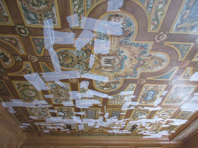 Patrick Geddes Centre, Riddle’s Court (Royal Mile, Edinburgh) – Thomas Bonnar painted ceiling