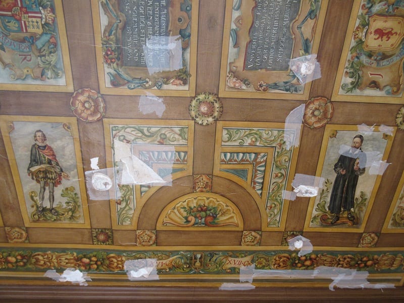 Patrick Geddes Centre, Riddle’s Court (Royal Mile, Edinburgh) – Thomas Bonnar painted ceiling