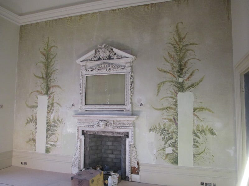Lews Castle, Morning Room (Stornoway, Outer Hebrides) – revealing, conserving and restoring Victorian murals scheme