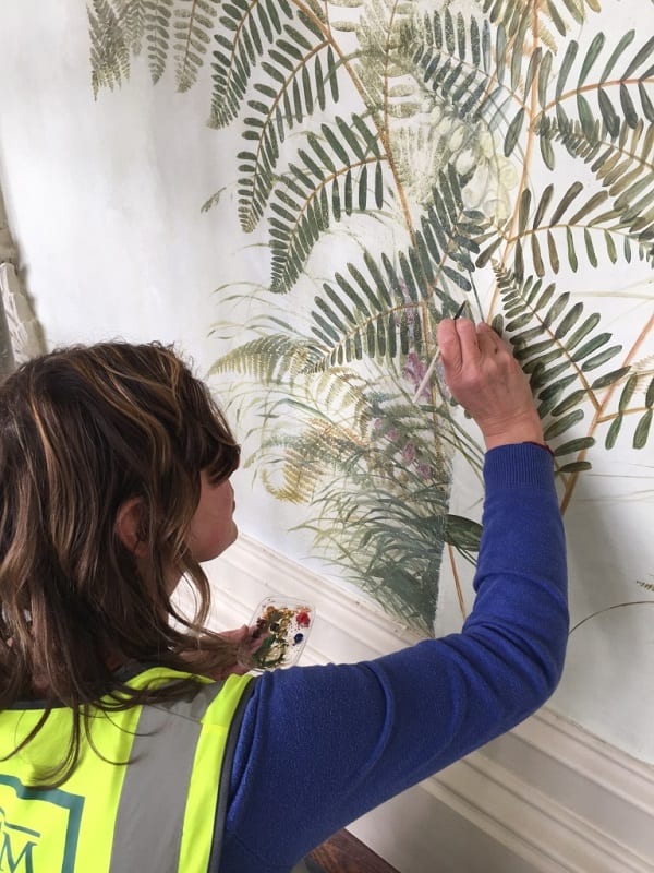 Lews Castle, Morning Room (Stornoway, Outer Hebrides) – revealing, conserving and restoring Victorian murals scheme