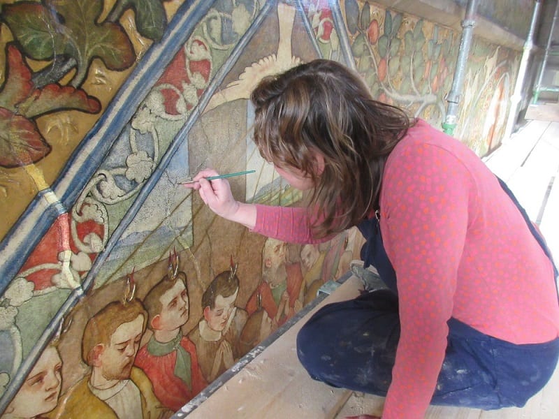 The Mansfield Traquair Centre (Edinburgh) – Phoebe Anna Traquair murals scheme