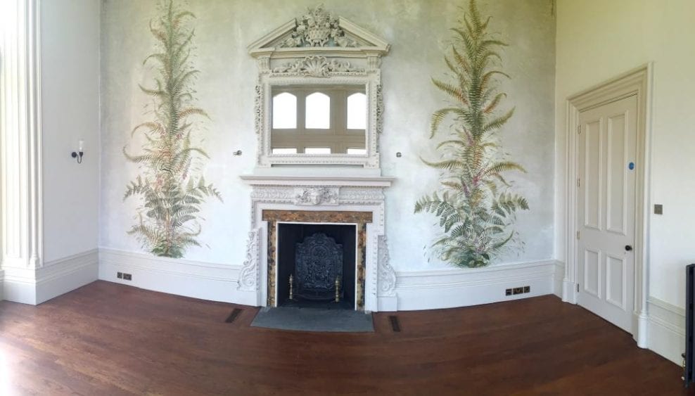 Lews Castle, Morning Room (Stornoway, Outer Hebrides) – revealing, conserving and restoring Victorian murals scheme