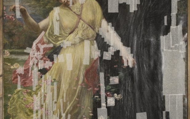 The Conservation of a Severely Flood Damaged Painting, 'At the First Touch of Winter, Summer Fades Away' by Valentine Cameron Prinsep (1897) from Gallery Oldham, Greater Manchester
