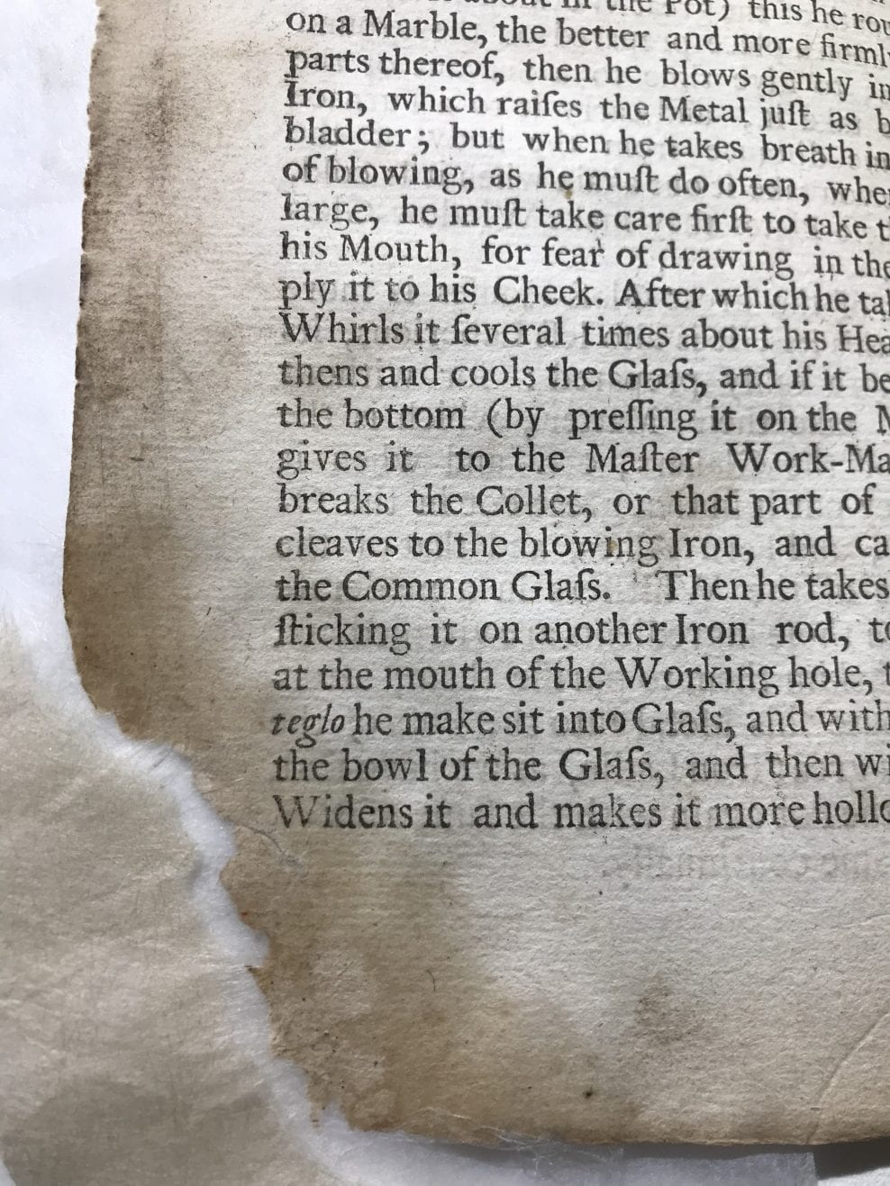 Art of Glass, H. Blancourt, London 1699 with extensive annotations by 17th Century glassmakers. Guildford Institute Library