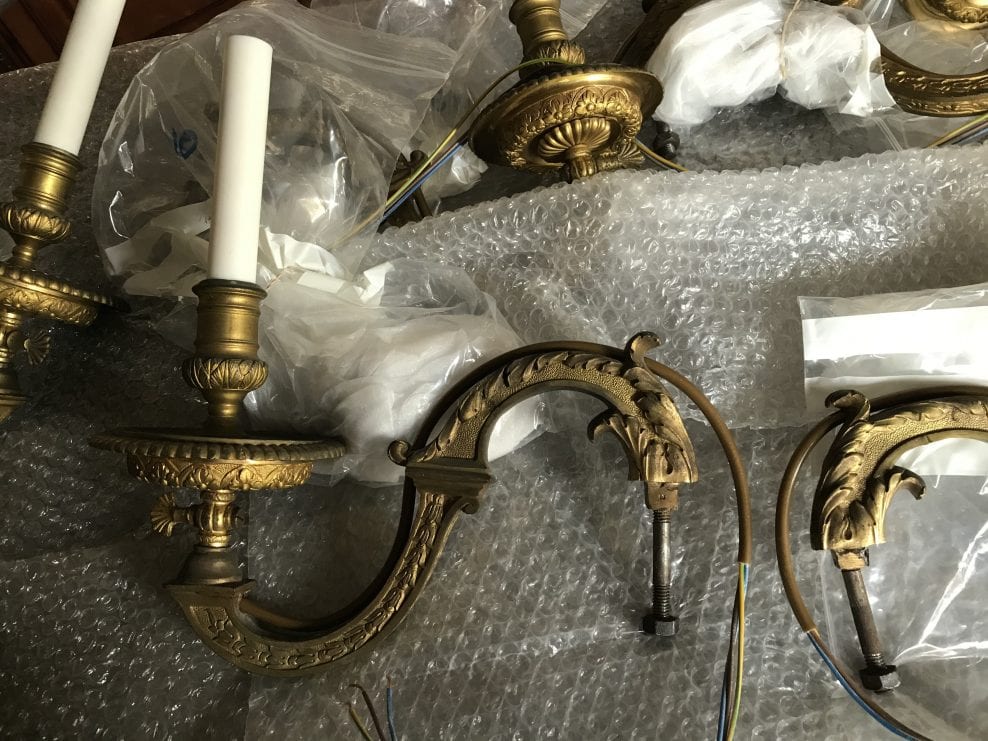 Chandelier Cleaning and Conversion