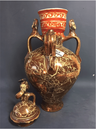 Spanish Lustreware vase