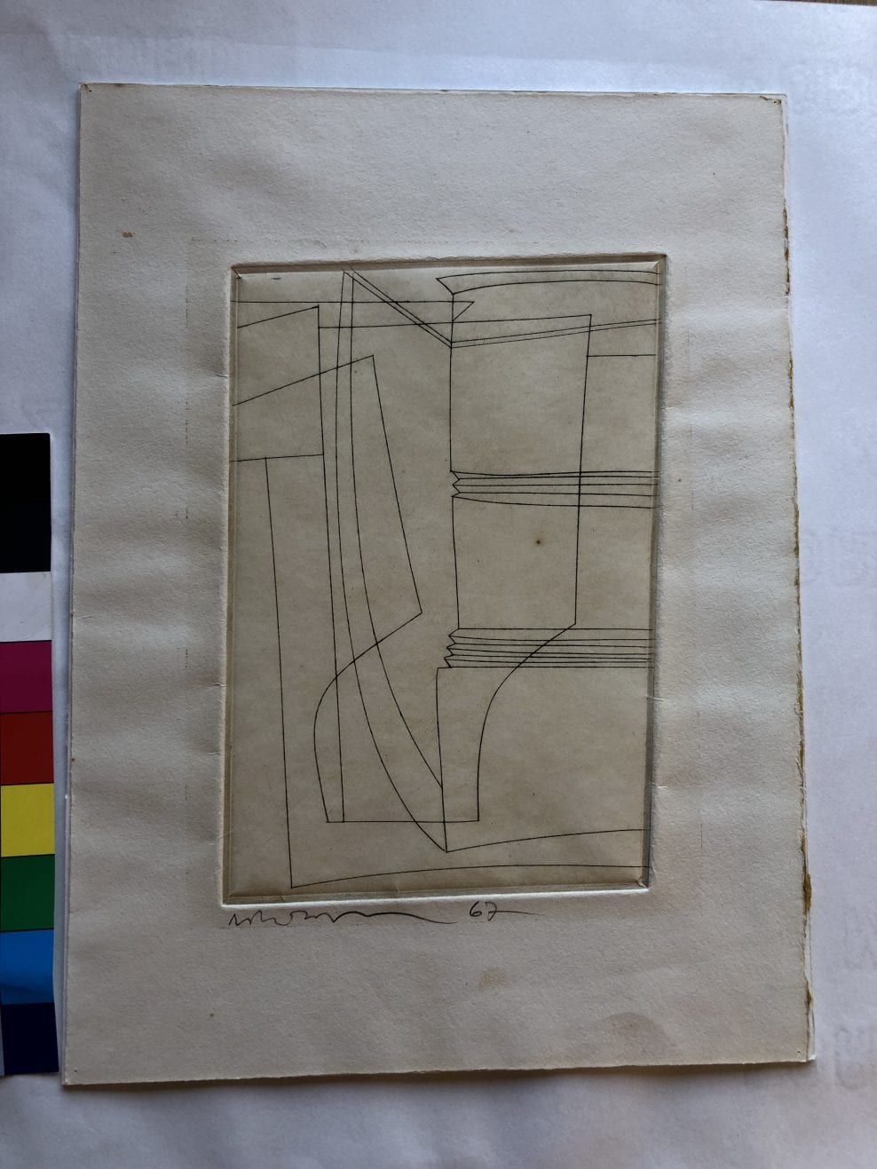 Ben Nicholson Etching - before