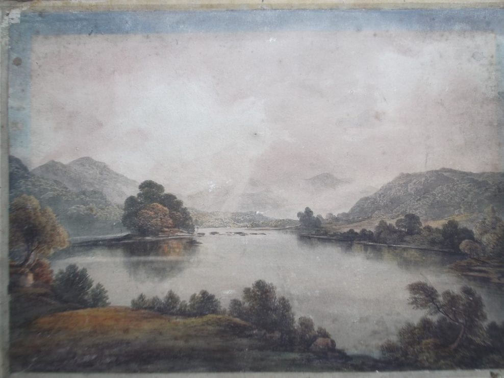 Watercolours. 18th – 20th Century. Examples of light and framing damage. Preventative and practical conservation