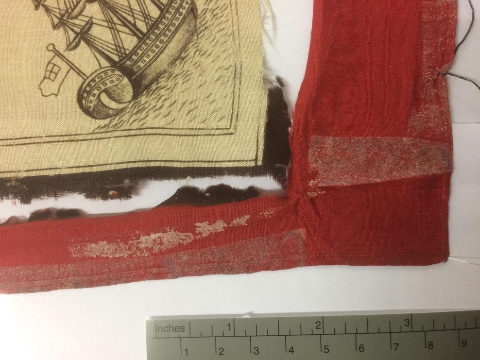Brunel’s Thames Tunnel commemorative printed silk kerchief