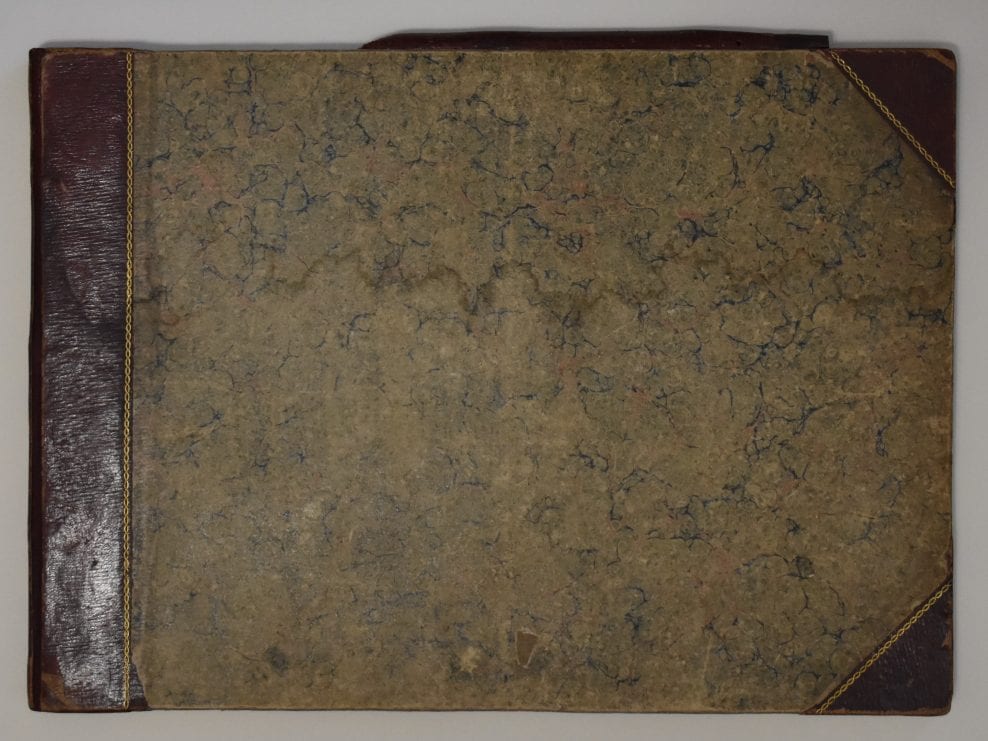 Conservation of the Charlotte Smith Sketchbook, Tring Local History Museum