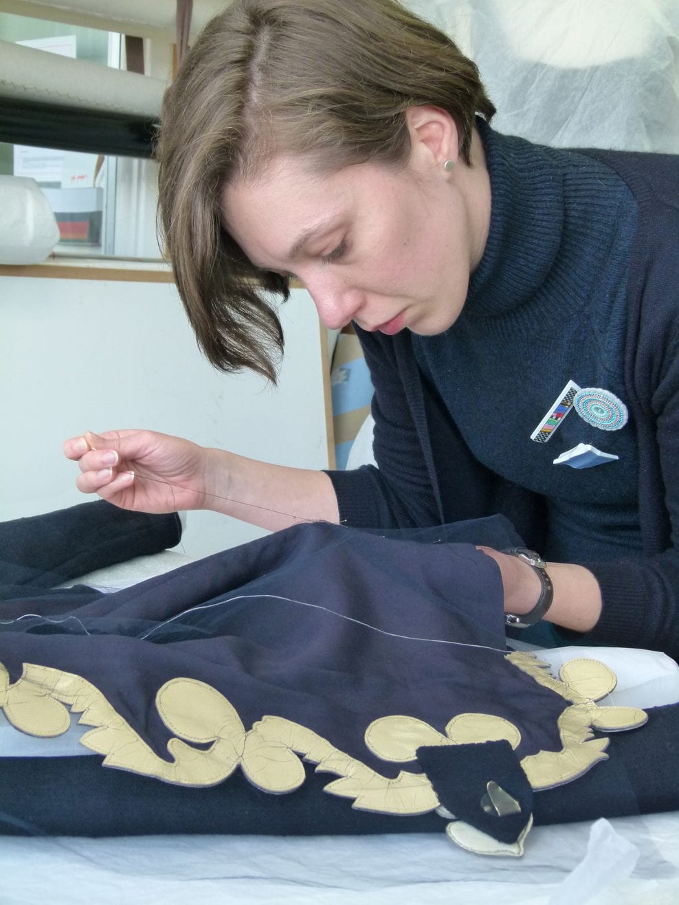 Couture costume conservation
