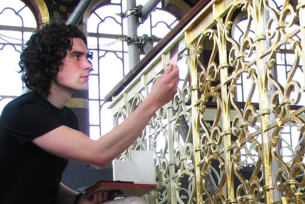 Conservation of the historic interiors by William Burges in Cardiff Castle