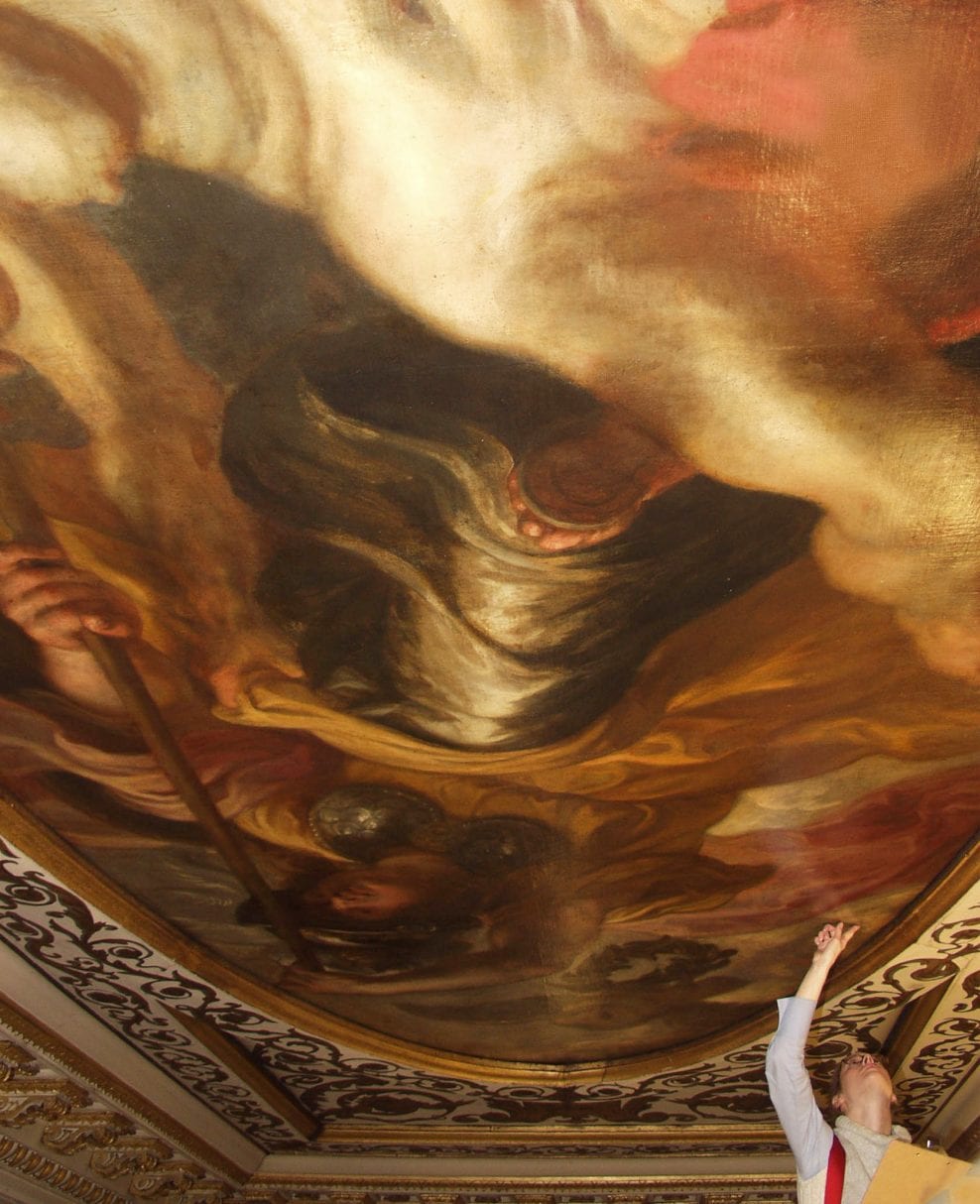 Condition surveys of the ceiling paintings by Peter Paul Rubens, in the Banqueting House, Whitehall, London