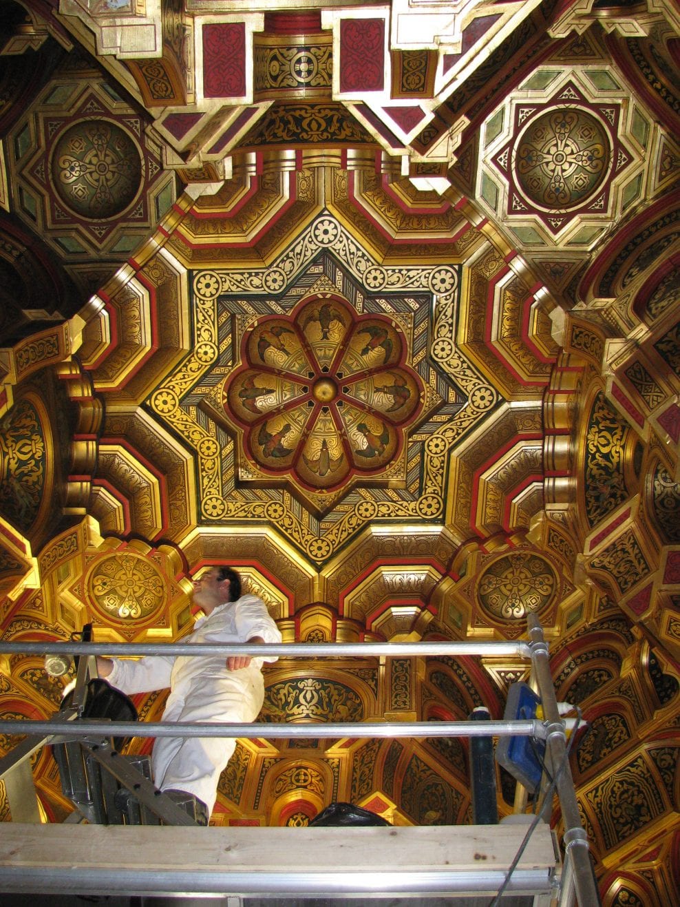 Conservation of the historic interiors by William Burges in Cardiff Castle