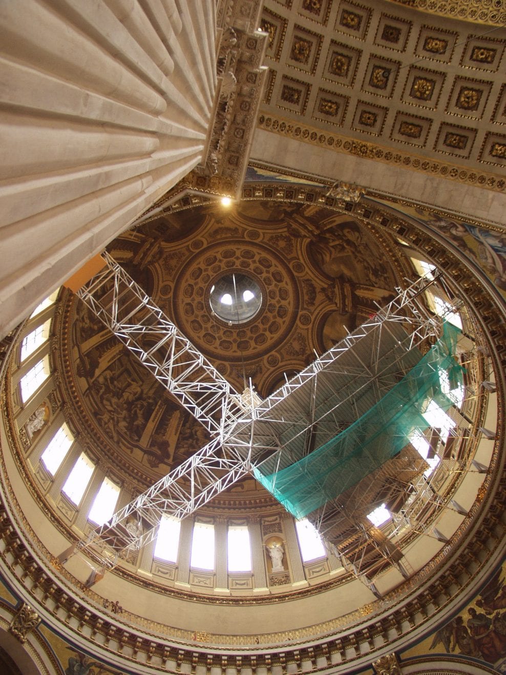 Conservation of the 18th-century scheme of wall paintings by Sir James Thornhill in the dome of St Paul’s Cathedral