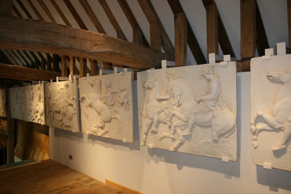 Winchester College Treasury – Installation of Parthenon Frieze Casts