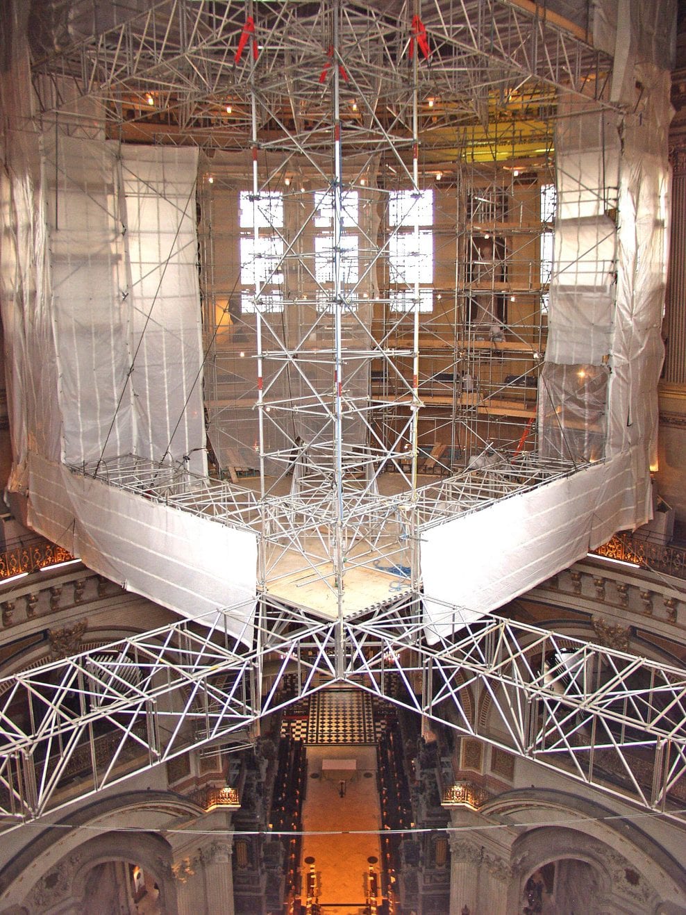 Conservation of the 18th-century scheme of wall paintings by Sir James Thornhill in the dome of St Paul’s Cathedral