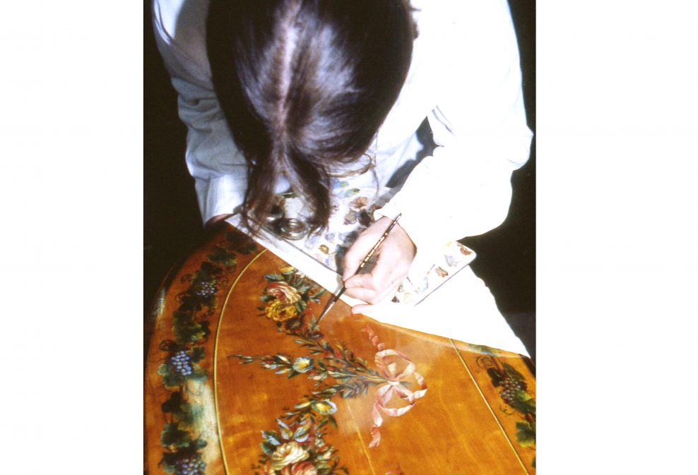 Conservation of a Late 18th century Card Table