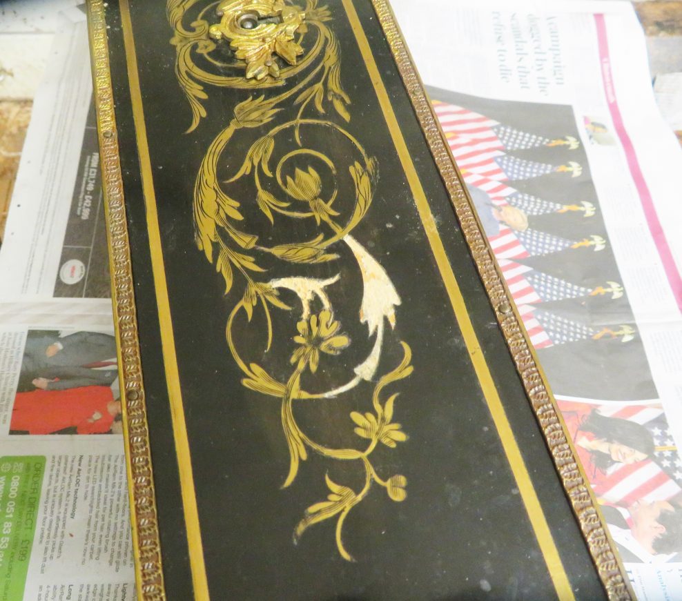 Conservation and Restoration of an ebony and ormolu cabinet