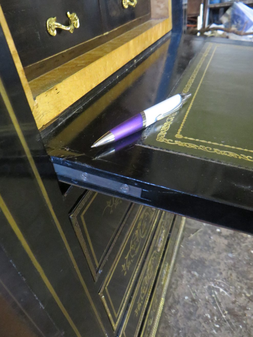 Conservation and Restoration of an ebony and ormolu cabinet