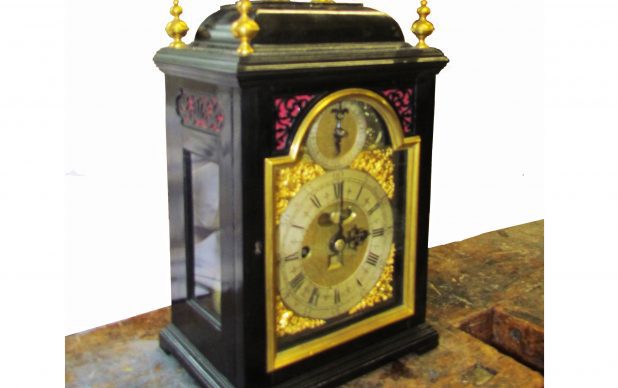 Conservation of a Daniel Quare Bracket Clock.