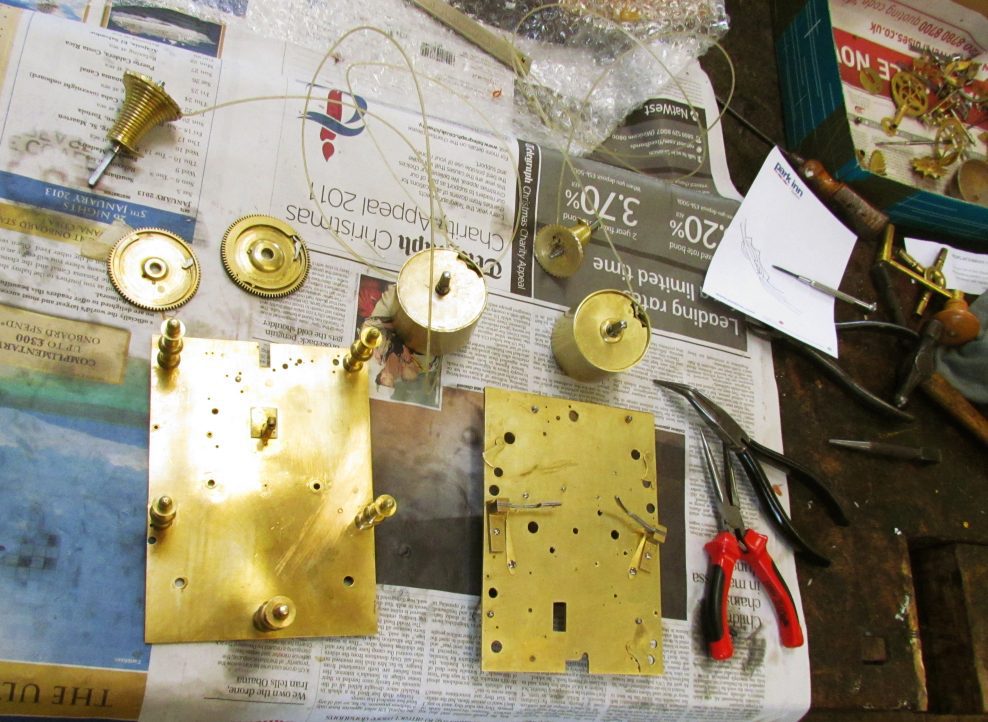 Conservation of a Daniel Quare Bracket Clock.