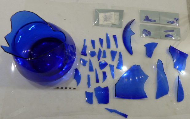Bristol Blue Glass Vase