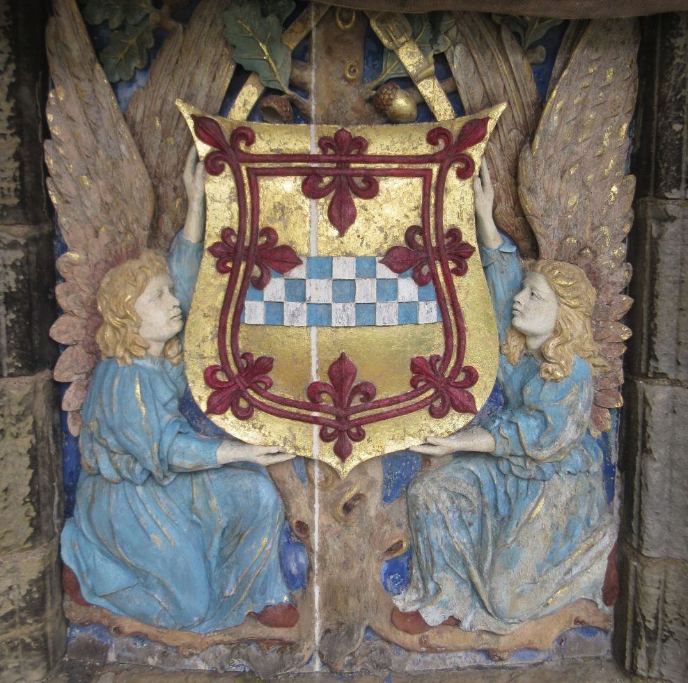 Falkland Palace (Fife) – Exterior Gatehouse Heraldry