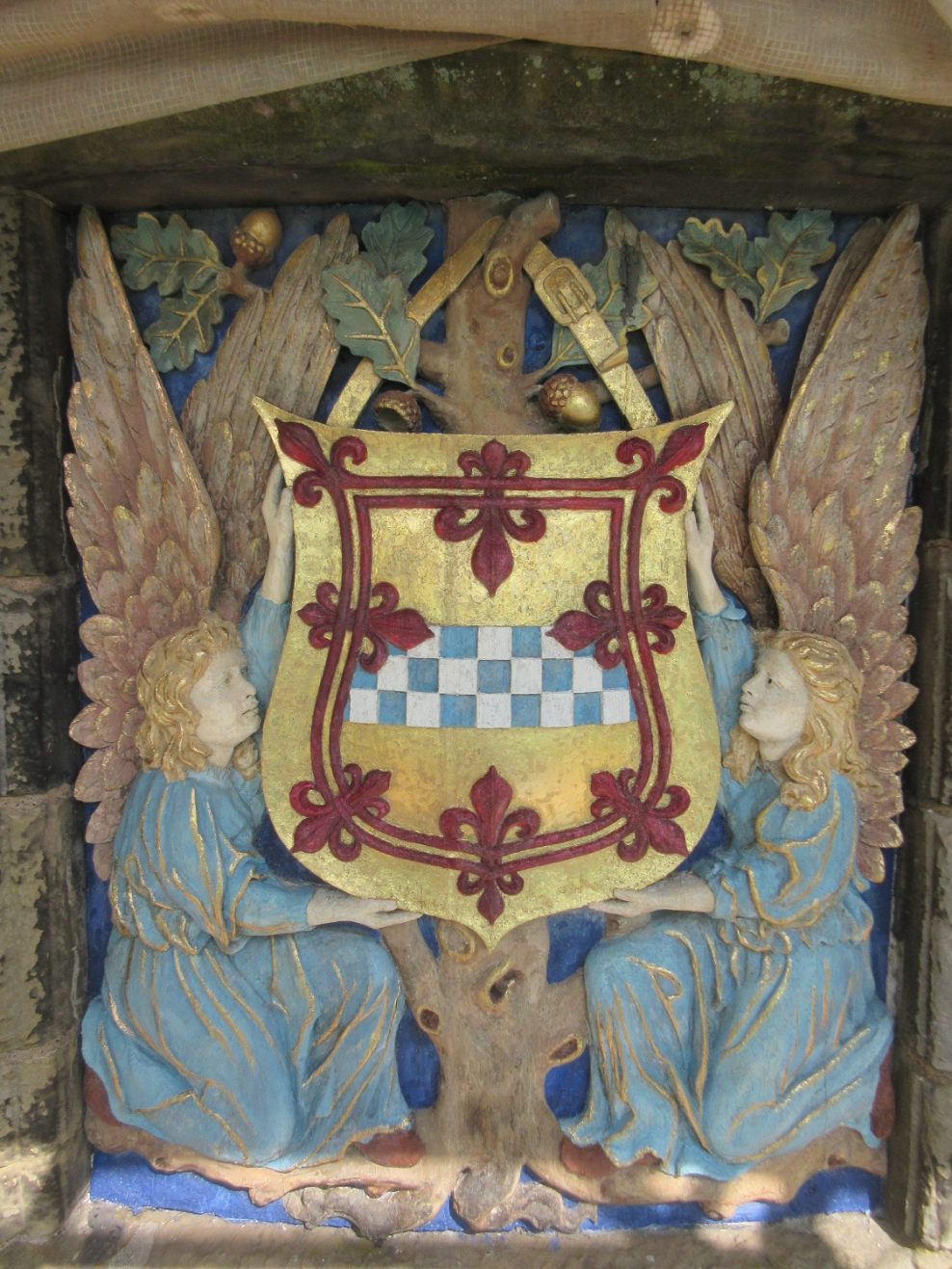 Falkland Palace (Fife) – Exterior Gatehouse Heraldry