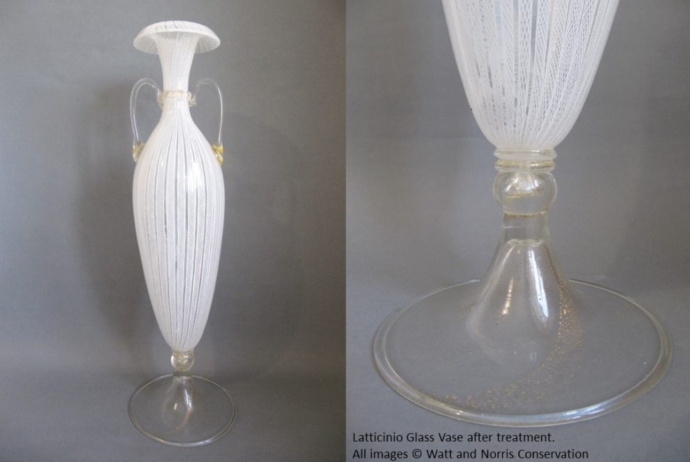 Latticinio Vase