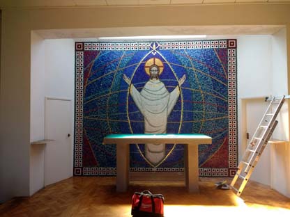 Christ the Redeemer Mosaic by Jonah Jones
