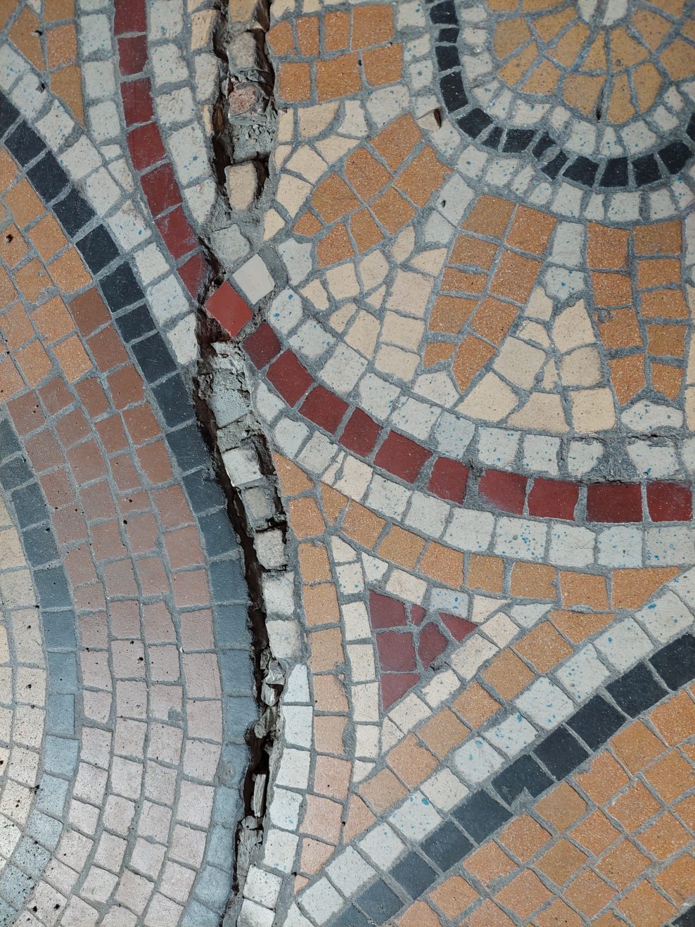 Rainford Hall mosaic floor.