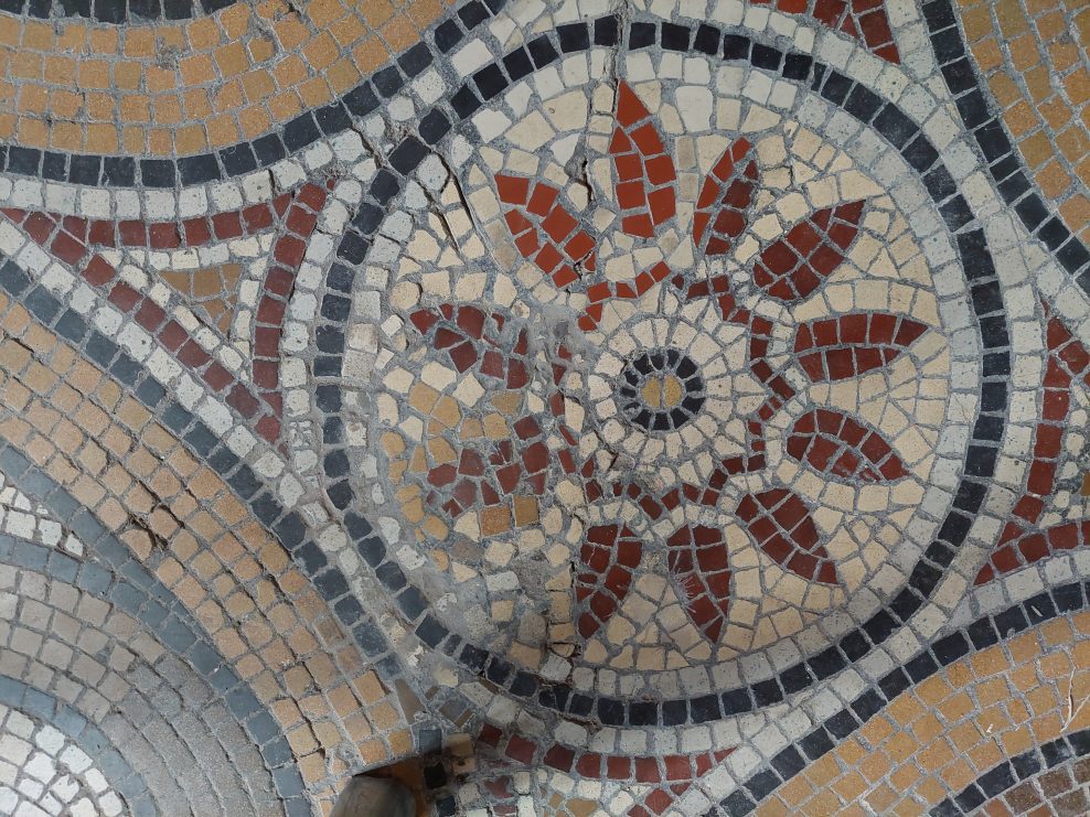 Rainford Hall mosaic floor.