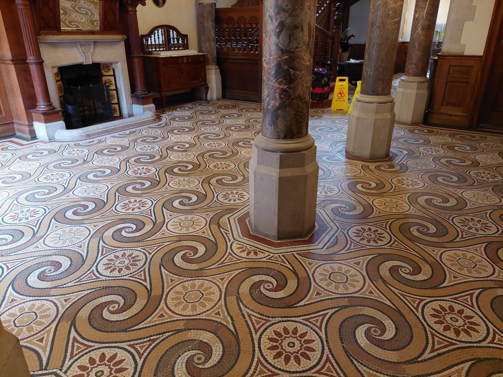 Rainford Hall mosaic floor.