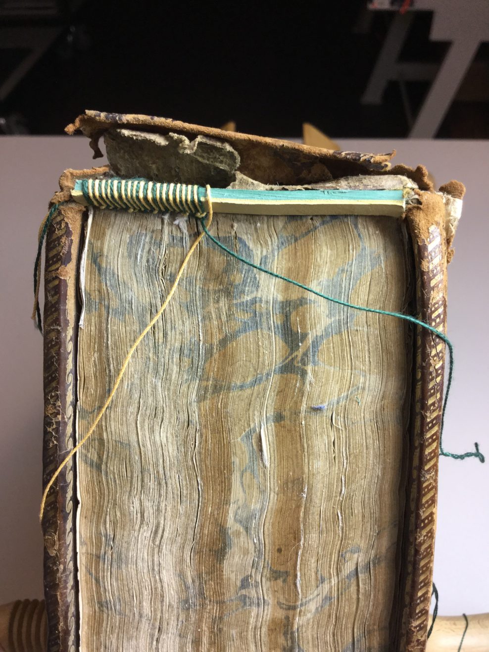 Book of common prayer psalms. Church of England 1681. A book conservation project for the Church of Ireland, Dublin