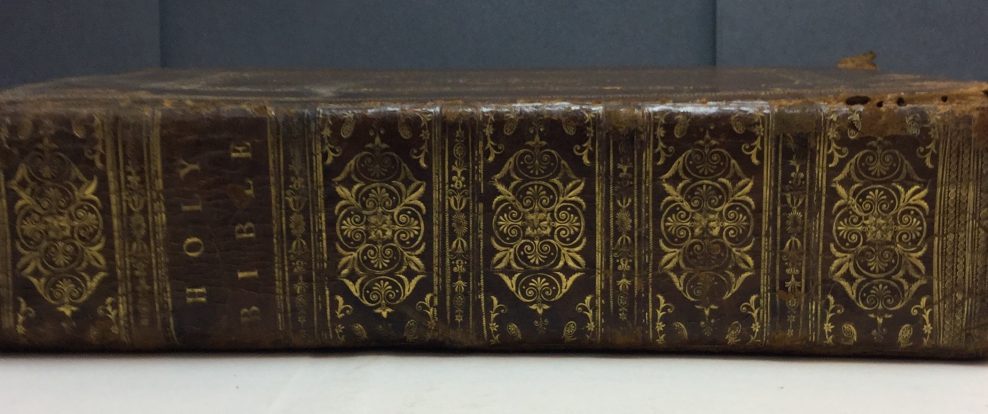 Book of common prayer psalms. Church of England 1681. A book conservation project for the Church of Ireland, Dublin