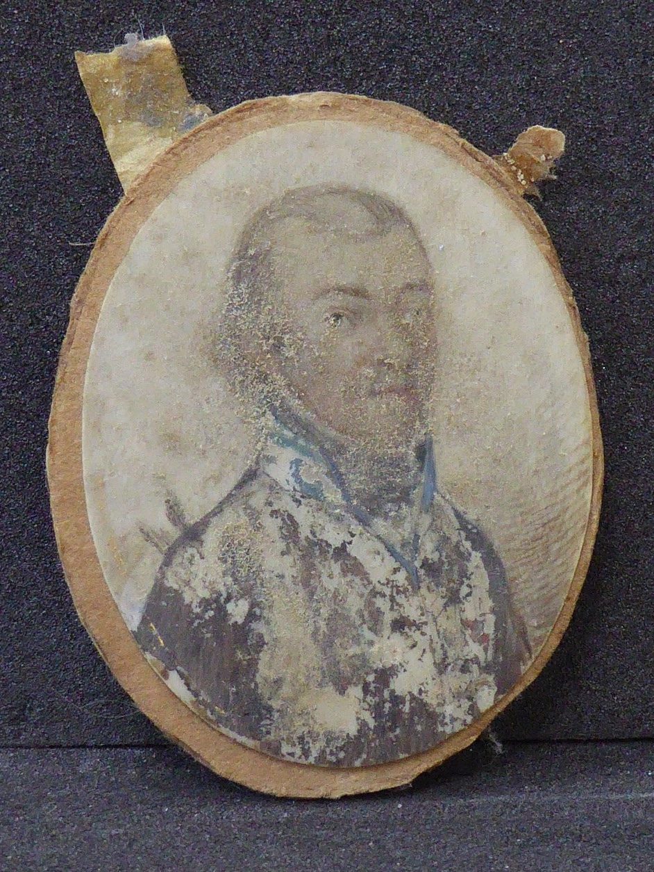 Portrait Miniature of Baron Josef Otto Stockar von Bernkopf by an Unknown Artist, Private Collection