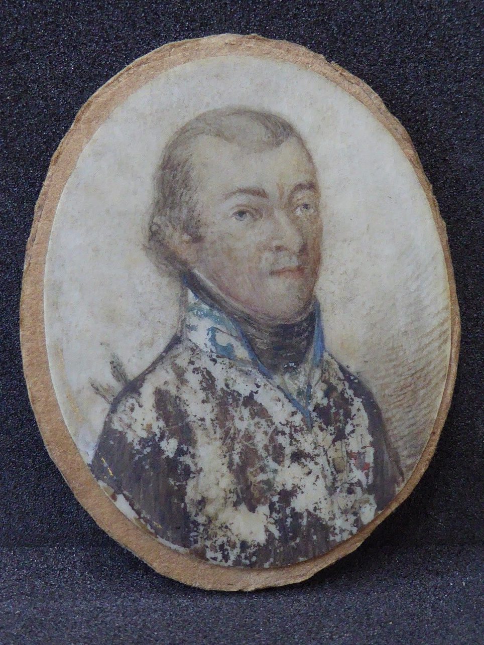Portrait Miniature of Baron Josef Otto Stockar von Bernkopf by an Unknown Artist, Private Collection