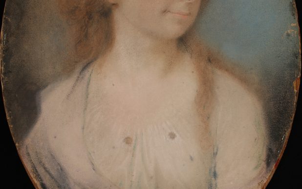 Conservation of an 18th century pastel portrait