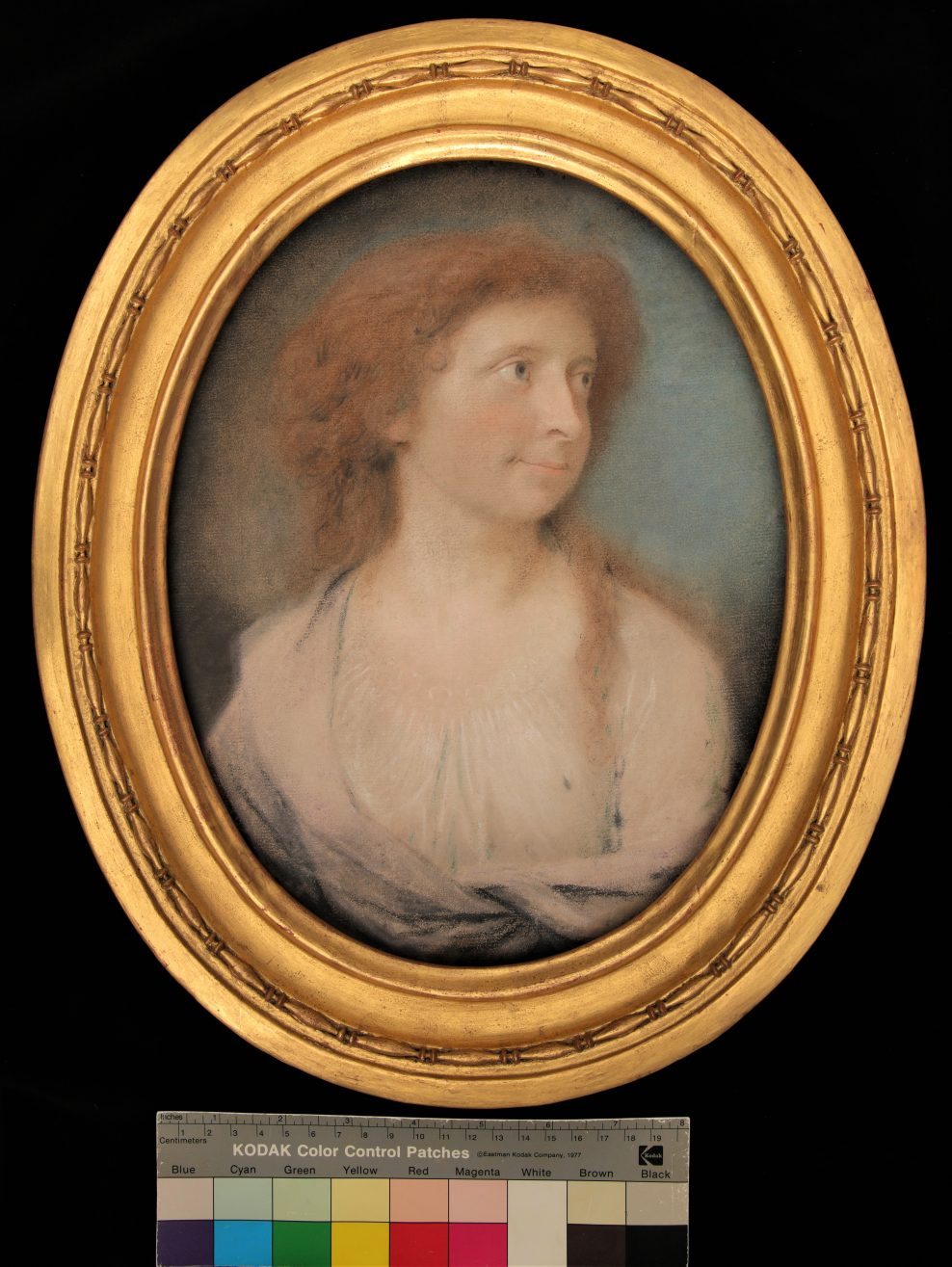 Conservation of an 18th century pastel portrait