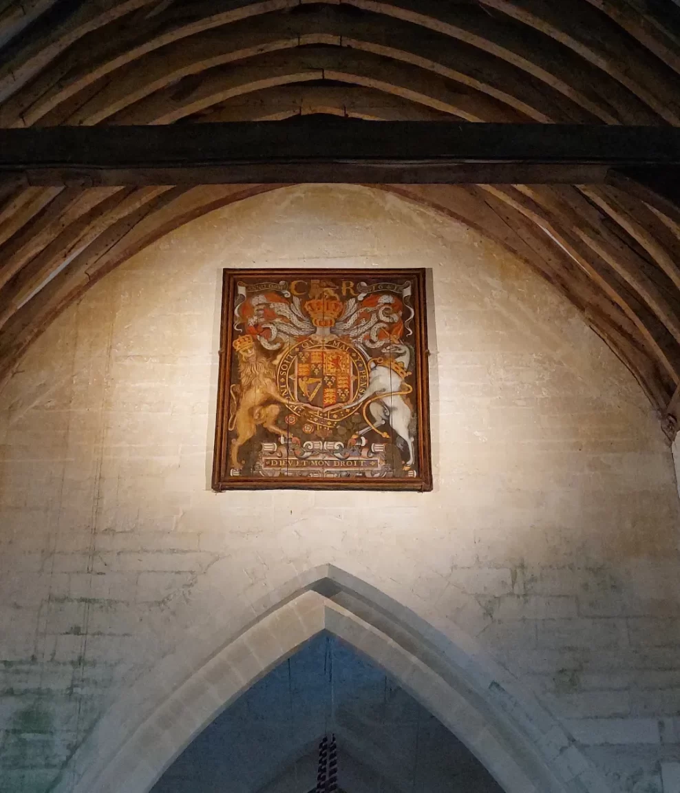 Charles I panel: St Eadburgh’s Church