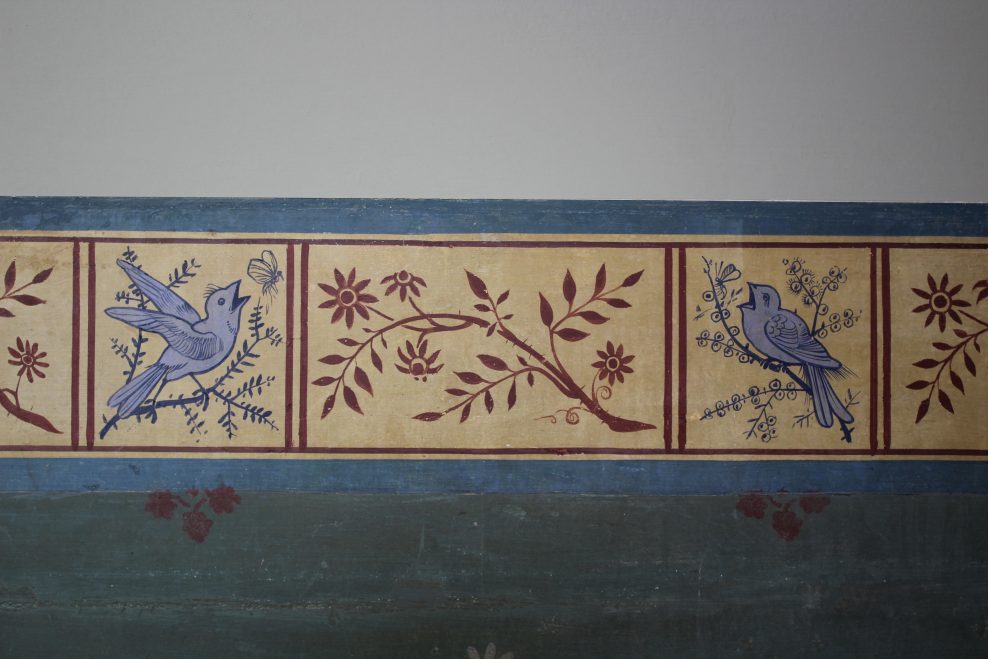 19th Century Wall Paintings, St Edwards School, Oxford