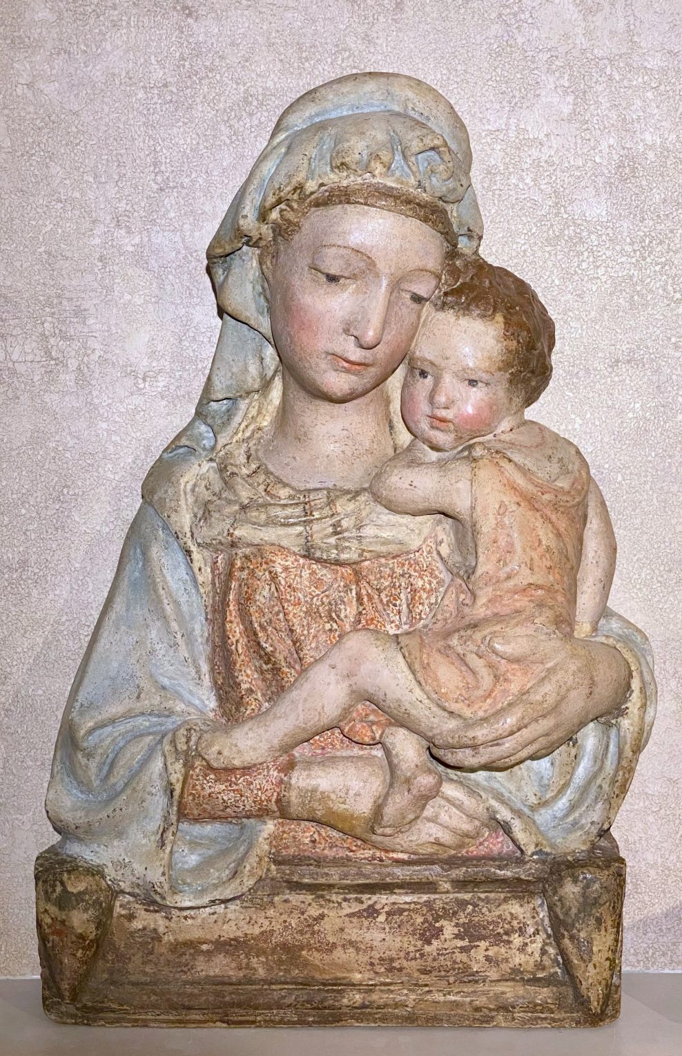 Conservation of a Ghiberti Workshop Polychrome Madonna and Child