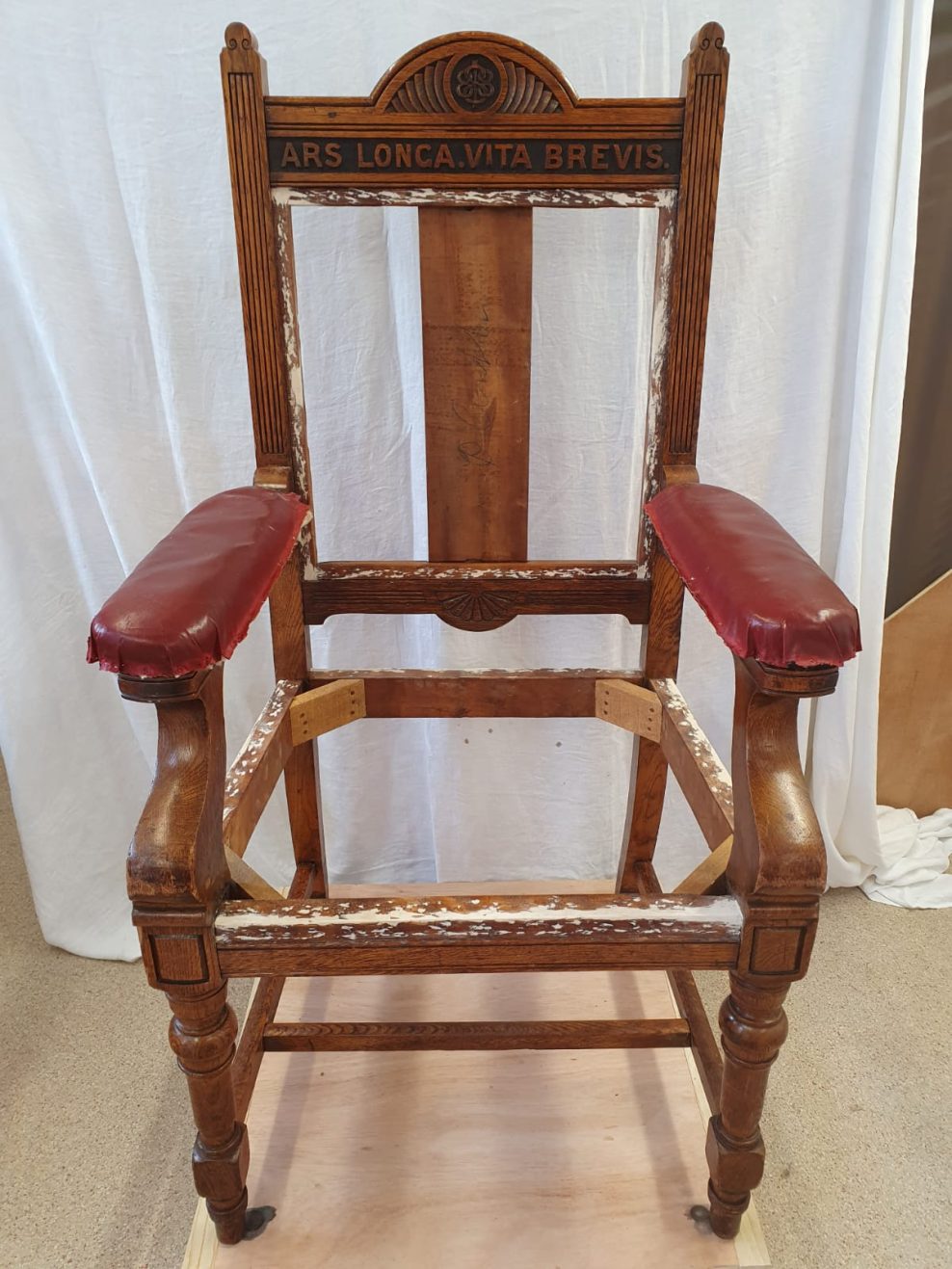Chair conservation and re-upholstery