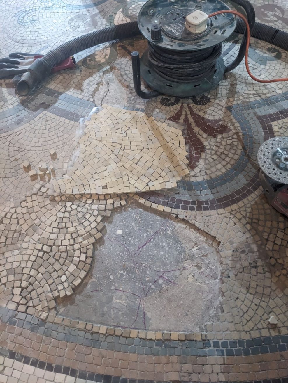 Mosaic Floor Morecambe Winter Gardens